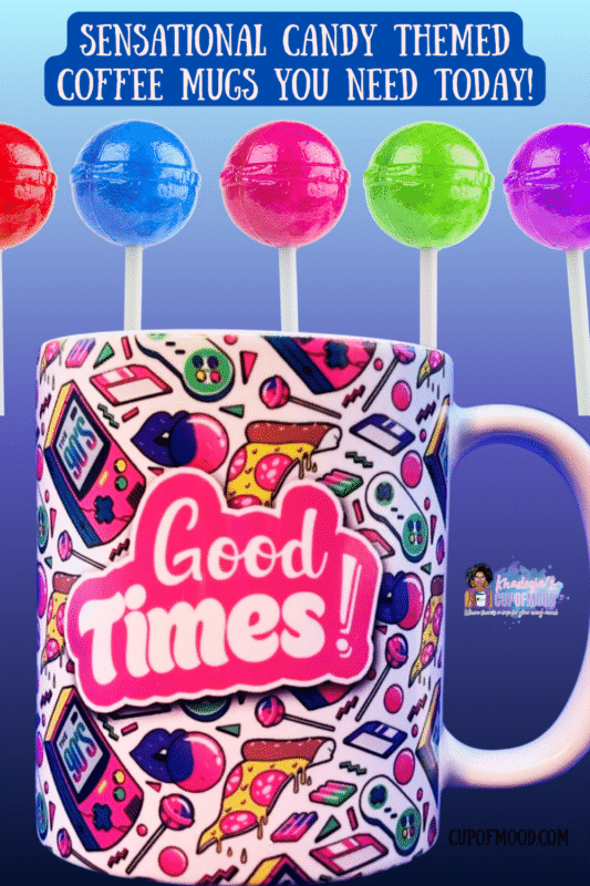 Take a trip down memory lane with the Nostalgic 90s Good Times Mug! It’s the perfect #cupofmood and celebration of all the things ’90s.