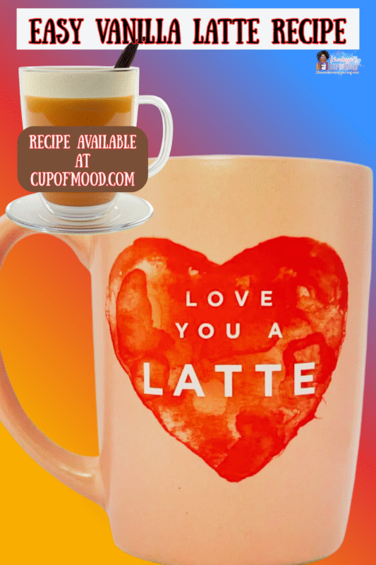 This Love You A Latte Mug by Ayesha has a big red heart with a big cute message and is the perfect #cupofmood for the one you love a latte.