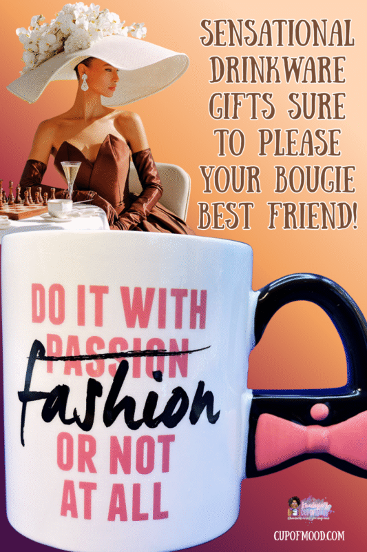 Clay Art 3D purse handle fashion-themed coffee mug
