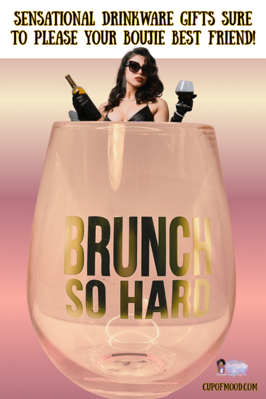 Unleash your brunching spirit with the Brunch So Hard Wine Glass. It’s the perfect #cupofmood and the perfect blend of sass and sophistication!