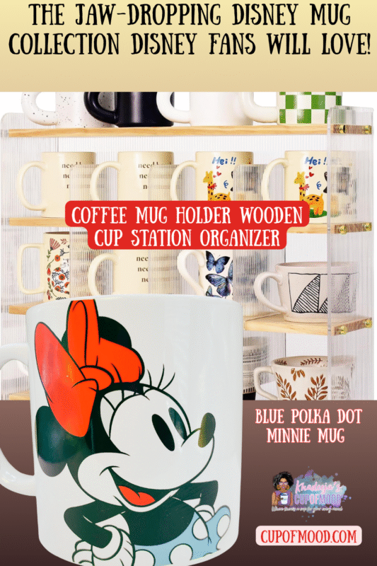 Start your day with the Blue Polka Dot Minnie Mug is a true delight. It’s the perfect #cupofmood with a touch of Disney charm in every sip!