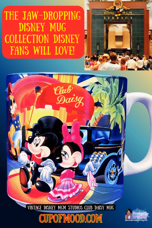 Vintage Disney MGM Studios Club Daisy Mug Mickey Minnie