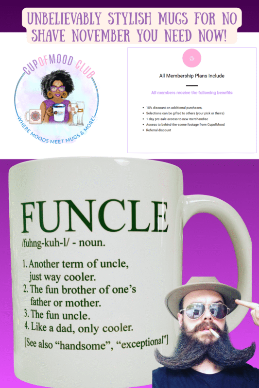 This Funcle Fun Uncle Mug For a Fun Uncle is the perfect #cupofmood for the cool and fun uncle in your life. This is a hilarious Mug with Funcle Definition.