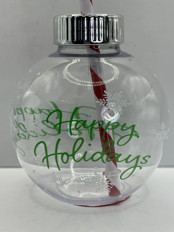 Spread Holiday Cheer with the Happy Holidays Ornament Acrylic Tumbler. It’s the perfect #cupofmood making it the perfect holiday companion.