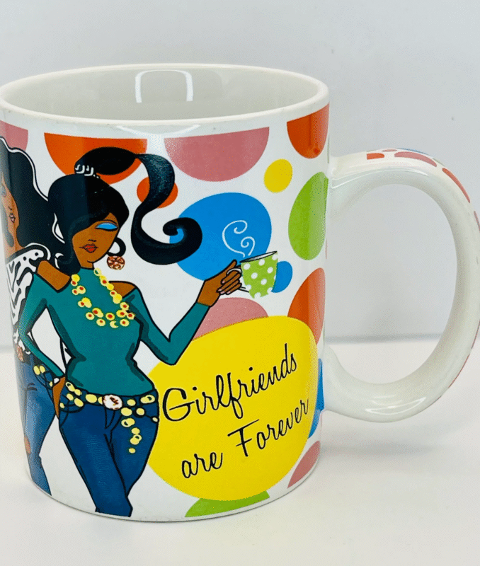 The Girlfriends Are Forever “Girls With Attitude” Mug is the perfect #cupofmood for your instant mood boost in ceramic form!