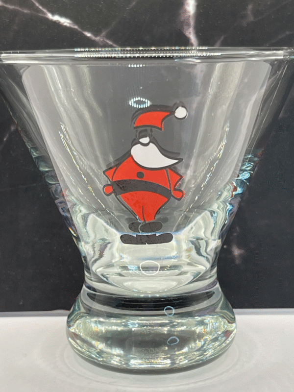 Celebrate the season with holiday cheer with the Santa Martini Whiskey Glass. It’s the perfect #cupofmood and perfect addition to your holiday collection!