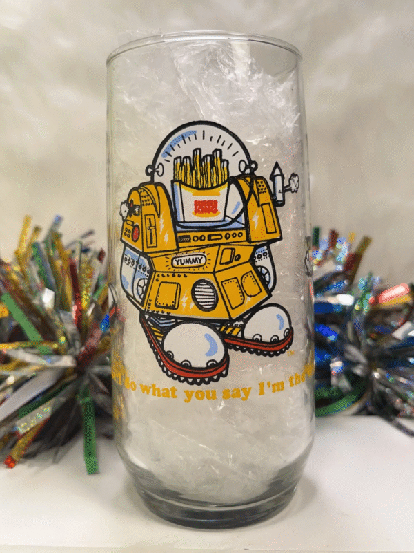 Step into a world of retro charm with the Vintage 1979 Burger King Wizard of Fries Collector’s Series Drinking Glass. The perfect #cupofmood and a must-have for collectors and nostalgic fast-food fans alike.