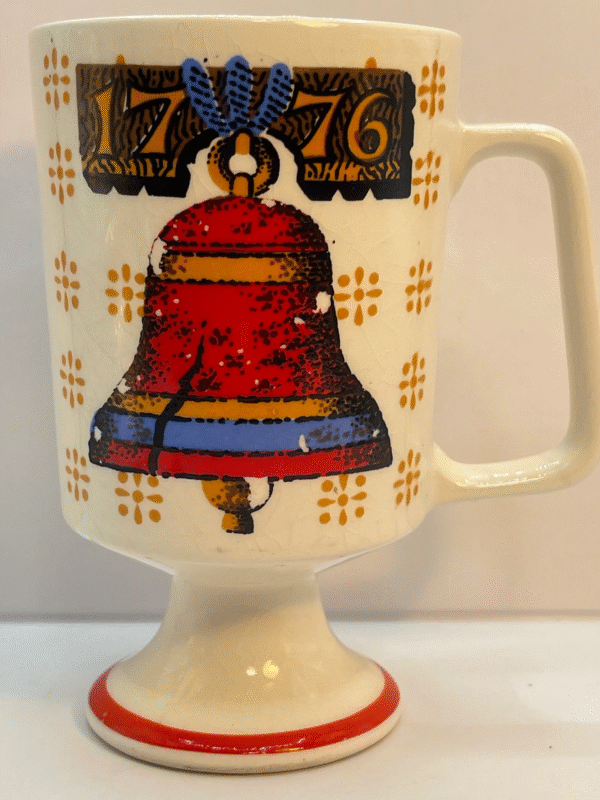 Start your morning with a reminder of freedom, the Bicentennial Liberty Bell Pedestal Mug. It’s the perfect #cupofmood and toast to American history.
