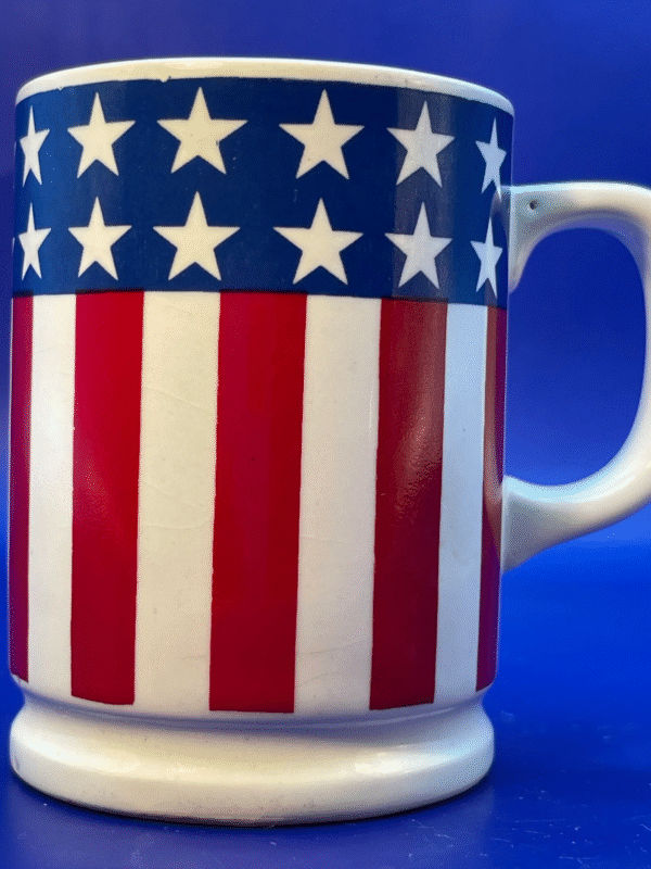 Start your mornings with patriotic pride with our Stars Stripes Pedestal Mug. It’s the perfect #cupofmood and standout piece in the Fourth of July set.