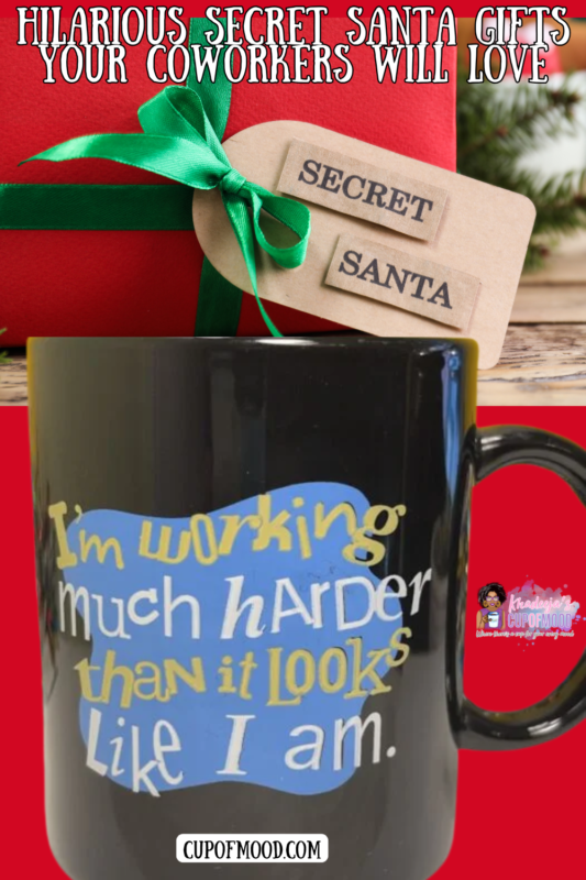 This hilarious I’m Working Harder Mug is the perfect #cupofmood for THAT coworker. You know that coworker. The one who seems to be perpetually goofing off.