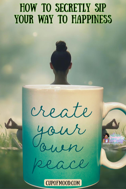 This 10 ounce blue ombre ceramic Create Your Peace Mug is the perfect #cupofmood to inspire your best life ever! 