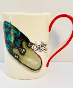 Holiday Lane Elf Fancy Shoes mug
