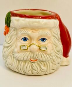 Vintage Papel Freelance Santa votive