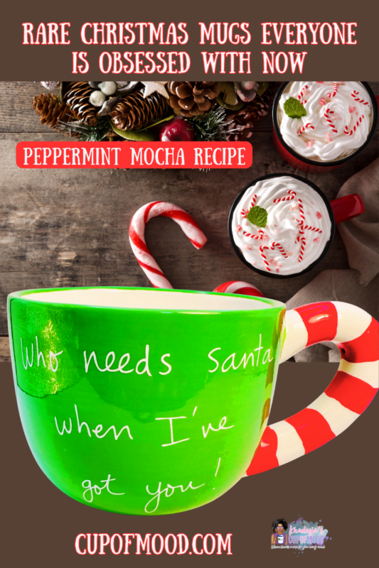 The Sandra Magsamen Who Needs Santa Mug is the perfect #cupofmood to make you smile every time you sip this holiday season.