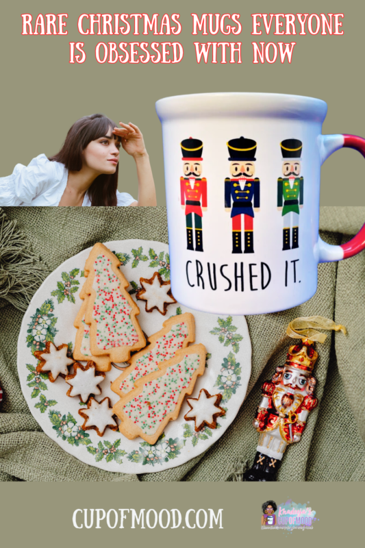 Crack open the holiday season with this extra-large Nutcracker Crushed It Christmas Mug.  It’s the perfect #cupofmood and a whimsical delight.