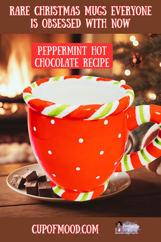 The Christmas Candy Polka Dot Mug is the perfect #cupofmood and pure holiday cheer wrapped in ceramic.