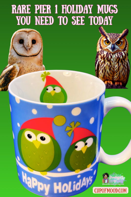 Get ready to add a hoot of holiday cheer to your cup collection with this Pier 1 Holiday Owl Mug. It’s the perfect #cupofmood and a festive masterpiece.