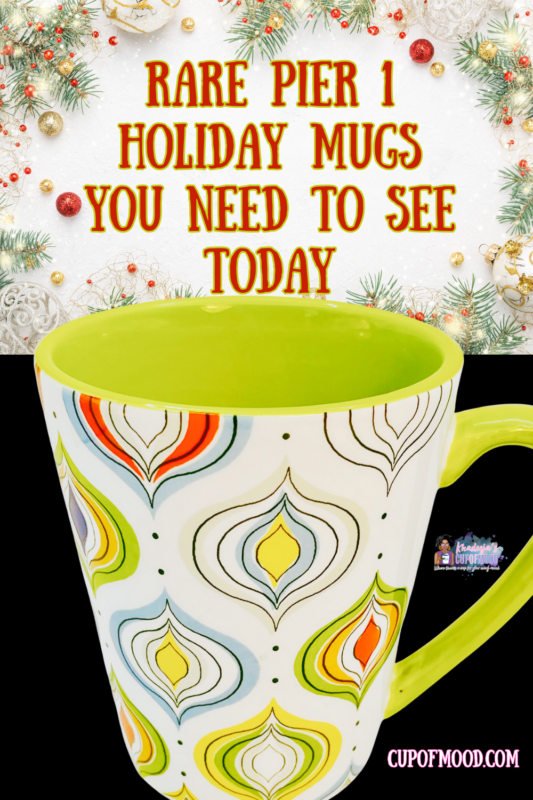 The Pier 1 Paisley Colorful Coffee Mug is where bold design meets everyday function. It’s the perfect #cupofmood that’s as fun to hold as it is to sip from.