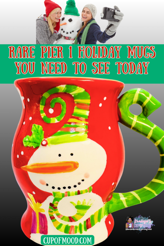 The Pier 1 Jolly Holiday Snowman Mug is the perfect #cupofmood to bring instant cheer, seasonal sparkle, and Christmas comfort straight to your favorite beverage.