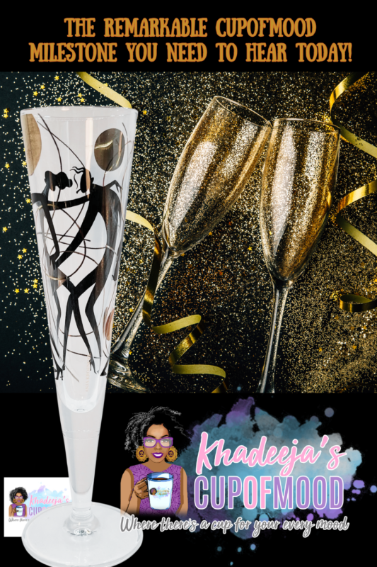 Elevate your celebrations with the artistic Ritzenhoff Black Gold Champagne Flute featuring a striking design of a couple dancing gracefully in black surrounded by intricate swirling gold patterns and circles.