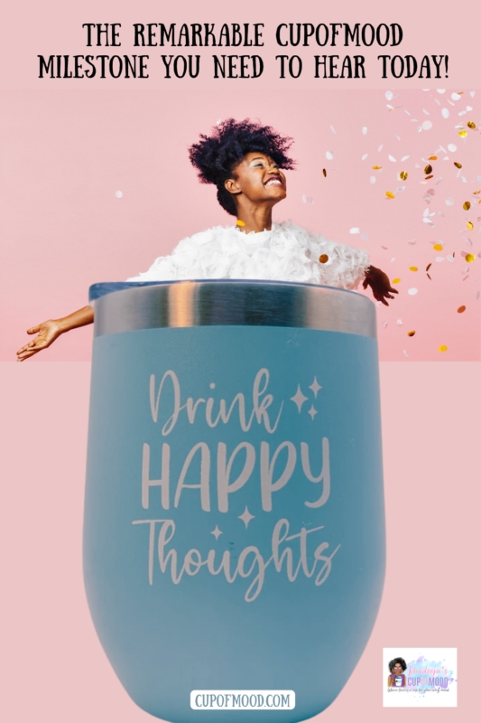 Elevate your sipping experience with the Drink Happy Thoughts Wine Tumbler. It’s the perfect #cupofmood to bring a splash of joy to your everyday moments.