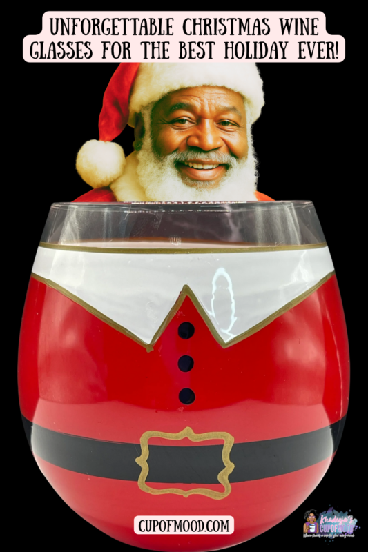 Get ready to spread holiday cheer with the Santa Claus Stemless Wine Glass! It’s the perfect #cupofmood and jolly way to sip your holiday beverages!