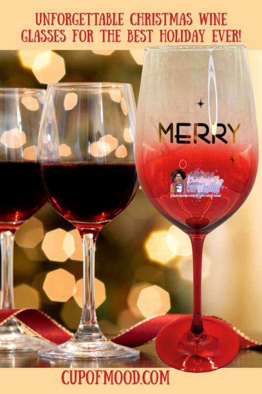 Add elegance and cheer to your festivities with the Red Ombre Merry Wine Glass! It’s the perfect #cupofmood to make every sip feel like a celebration.