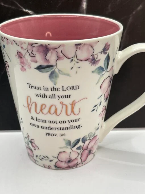 Start your day with inspiration and faith with the Trust Lord Christian Arts Mug. It’s the perfect #cupofmood for quiet reflection or morning coffee.
