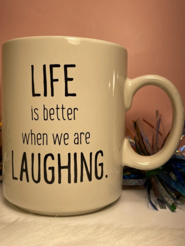 If you believe life is better when we are laughing, I’ve got your #cupofmood!