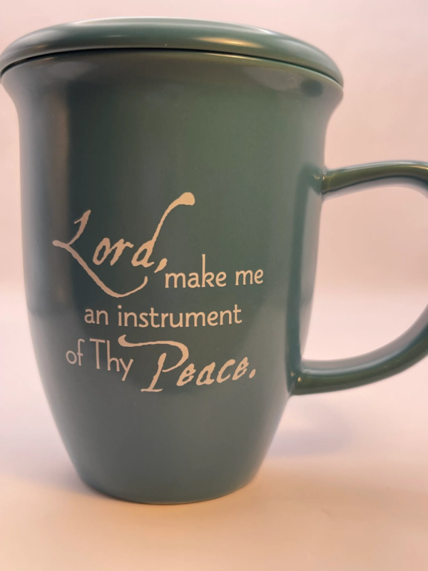 Bring serenity to your sipping with the St. Francis Peace Abbey Press Mug. It’s the perfect #cupofmood and collectible ceramic gem.