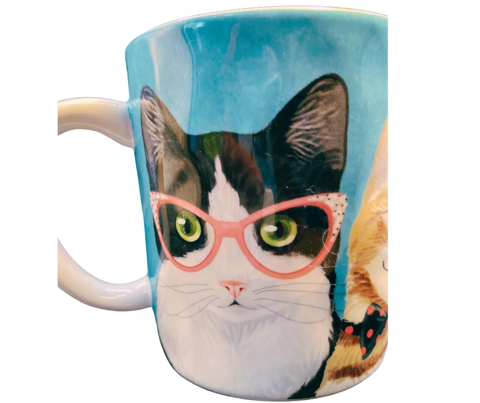 If you’re searching for the purr-fect blend of whimsy and charm, look no further than the Pier 1 Fancy Cat Mug! It’s the perfect collectible #cupofmood.