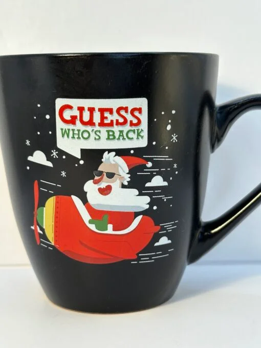 Introducing the Guess Who’s Back Santa Mug. It’s the perfect #cupofmood and a bold and fun addition to your holiday drinkware collection.