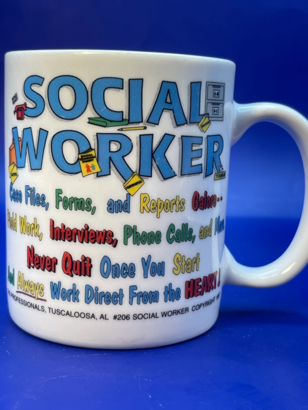Introducing the ultimate pick-me-up for social workers everywhere the Social Worker Humor Mug! It’s the perfect #cupofmood for your favorite social worker.