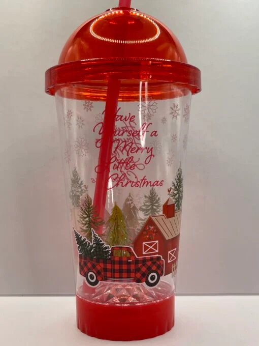 Add holiday cheer with the Merry Little Christmas Acrylic Tumbler! It’s the perfect #cupofmood and perfect addition to any Christmas gift collection.