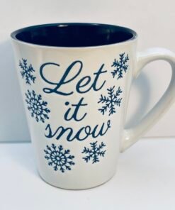 california pantry let it snow mug top view interior
