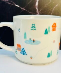 elum designs winter sports mug back view ceramic