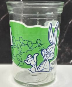 Bugs Bunny jelly jar glass front view