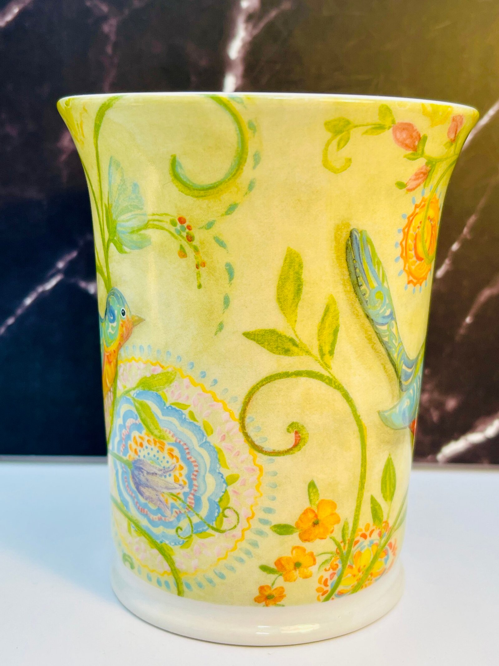 Inspire Peace Floral Kate McRostie Mug side artwork