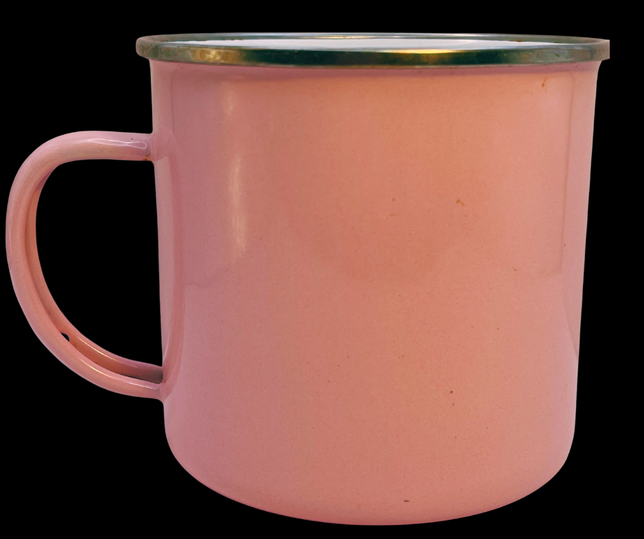 Old Navy Be Mine Valentine Camp Mug back view