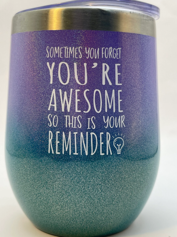 Introducing the You’re Awesome Wine Tumbler. It’s the perfect #cupofmood and a dazzling addition to the Inspired Mood Collection.