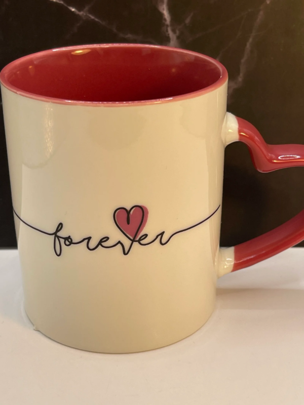 This is a Bay Island Forever Love Mug that’s perfect for cozying up with your favorite drink.