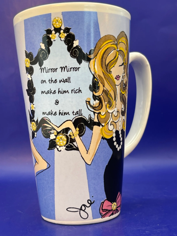 Unleash your inner glam with the Mirror Mirror Latte Mug by Delish . It’s the perfect #cupofmood that promises to redefine your sipping experience.