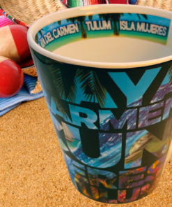 Playa del Carmen Tulum Cancun Mexico Mug beach lifestyle scene