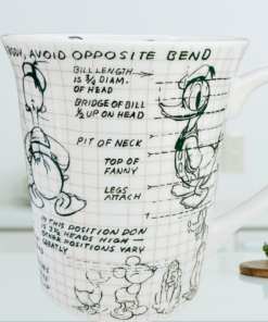 Disney Sketchbook Donald Mug styled in modern kitchen setting