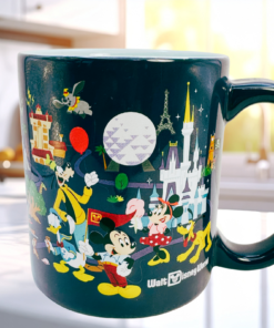 Disney Parks Life Mickey and Friends mug in kitchen setting