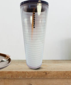 Starbucks 2020 Teacher Appreciation Tumbler styled in classroom setting