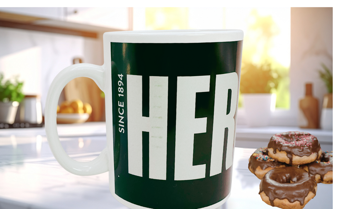 Hershey’s Classic Block Letter Mug kitchen scene