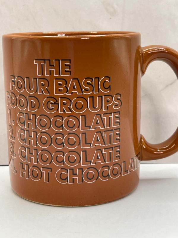 Embrace your love for cocoa in the most delicious way with the Chocolate Food Groups Mug. It’s the perfect #cupofmood for chocolate lovers!