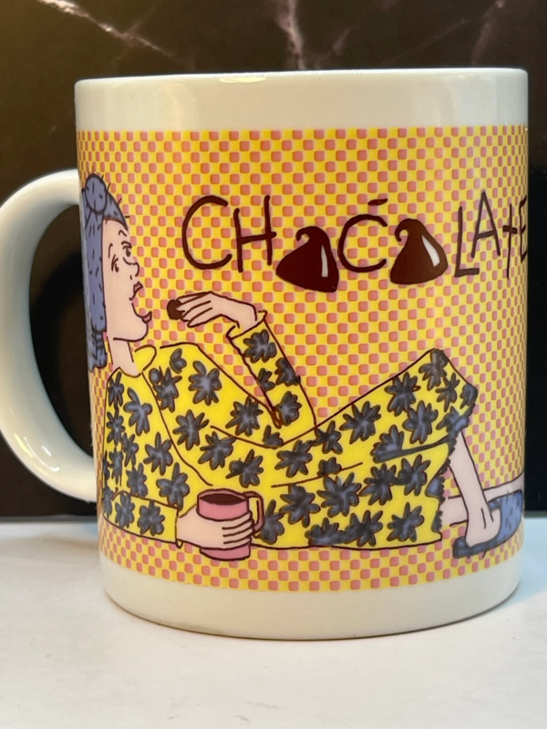 The Chocolate Not Just Breakfast Mug is the perfect #cupofmood to remind you that life’s too short to limit chocolate to just one meal.