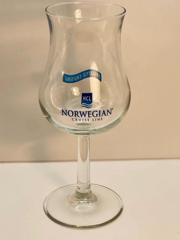 The Norwegian Cruise Line Souvenir Wine Glass is the perfect #cupofmood to raise a toast to unforgettable adventures.